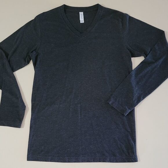 Bella Canvas Gray Long Sleeve Top - Picture 1 of 8